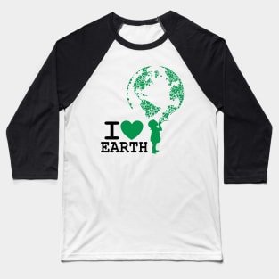 I love earth Baseball T-Shirt